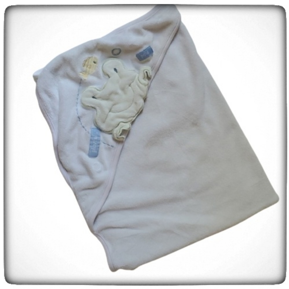 Hooded Carter's Frog Baby Towel-OS